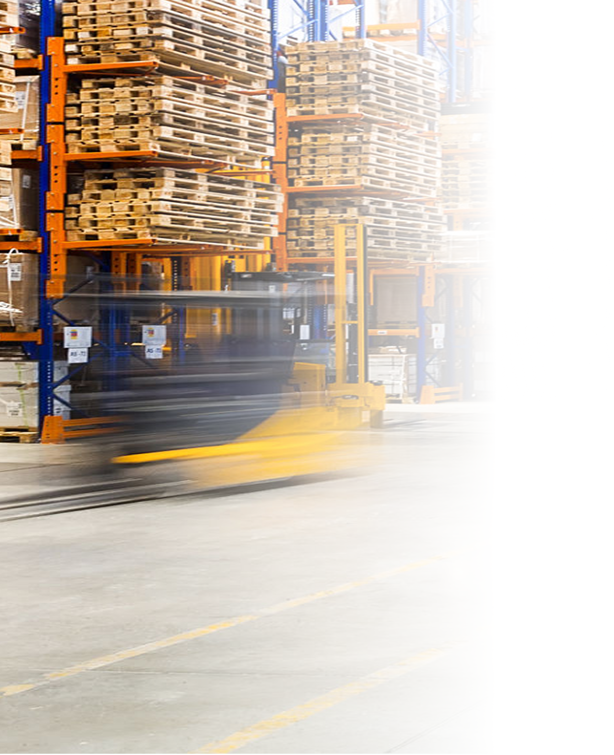 Warehouse racking and distribution operation
